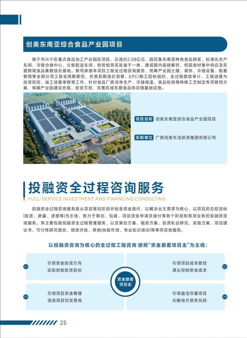 投融资全过程咨询及部分案例